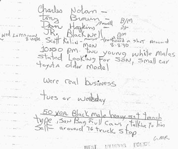 Blue Beacon Employee Notes